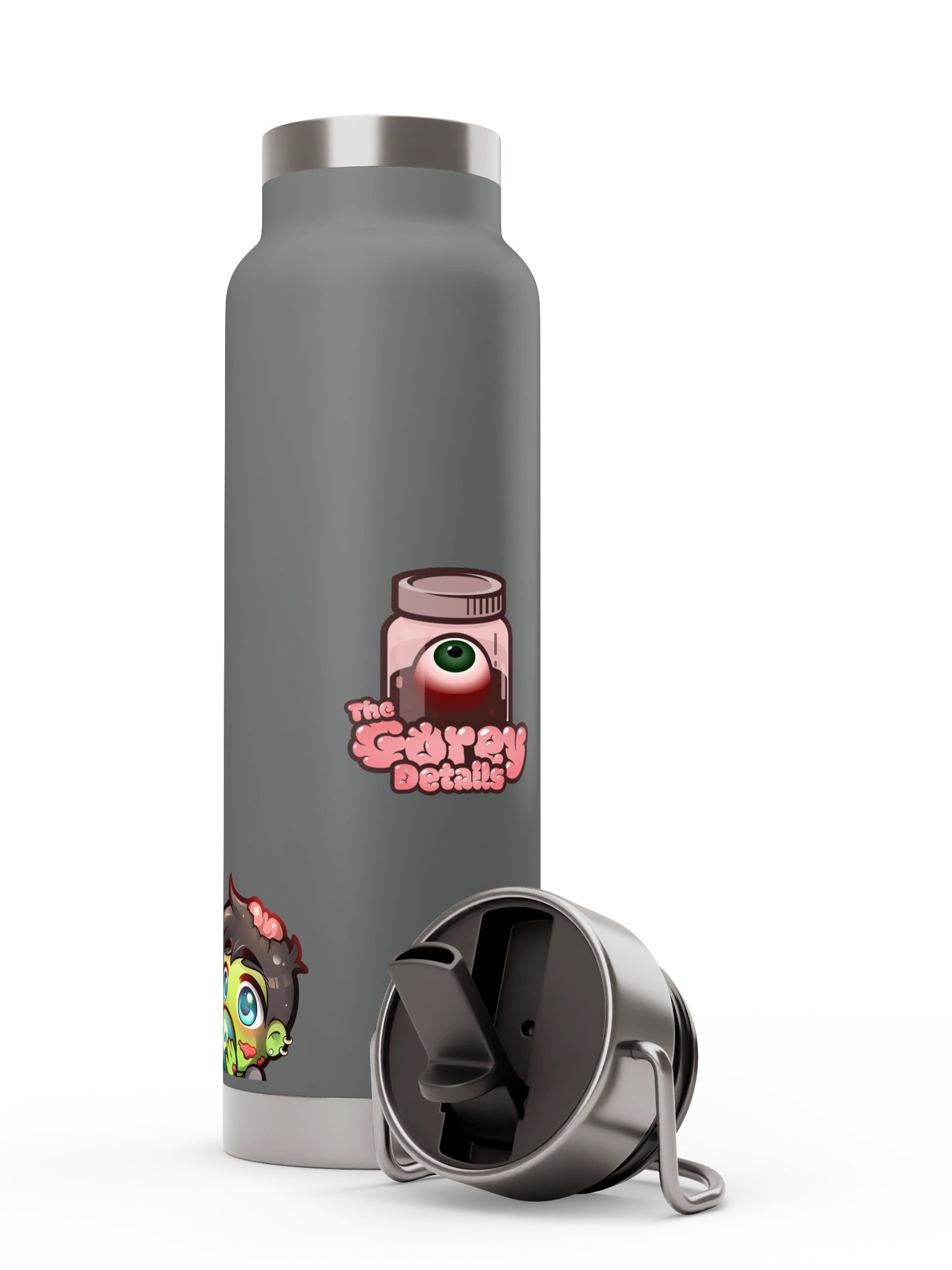 Thor Copper Vacuum Insulated Bottle with Straw Lid product image (21)