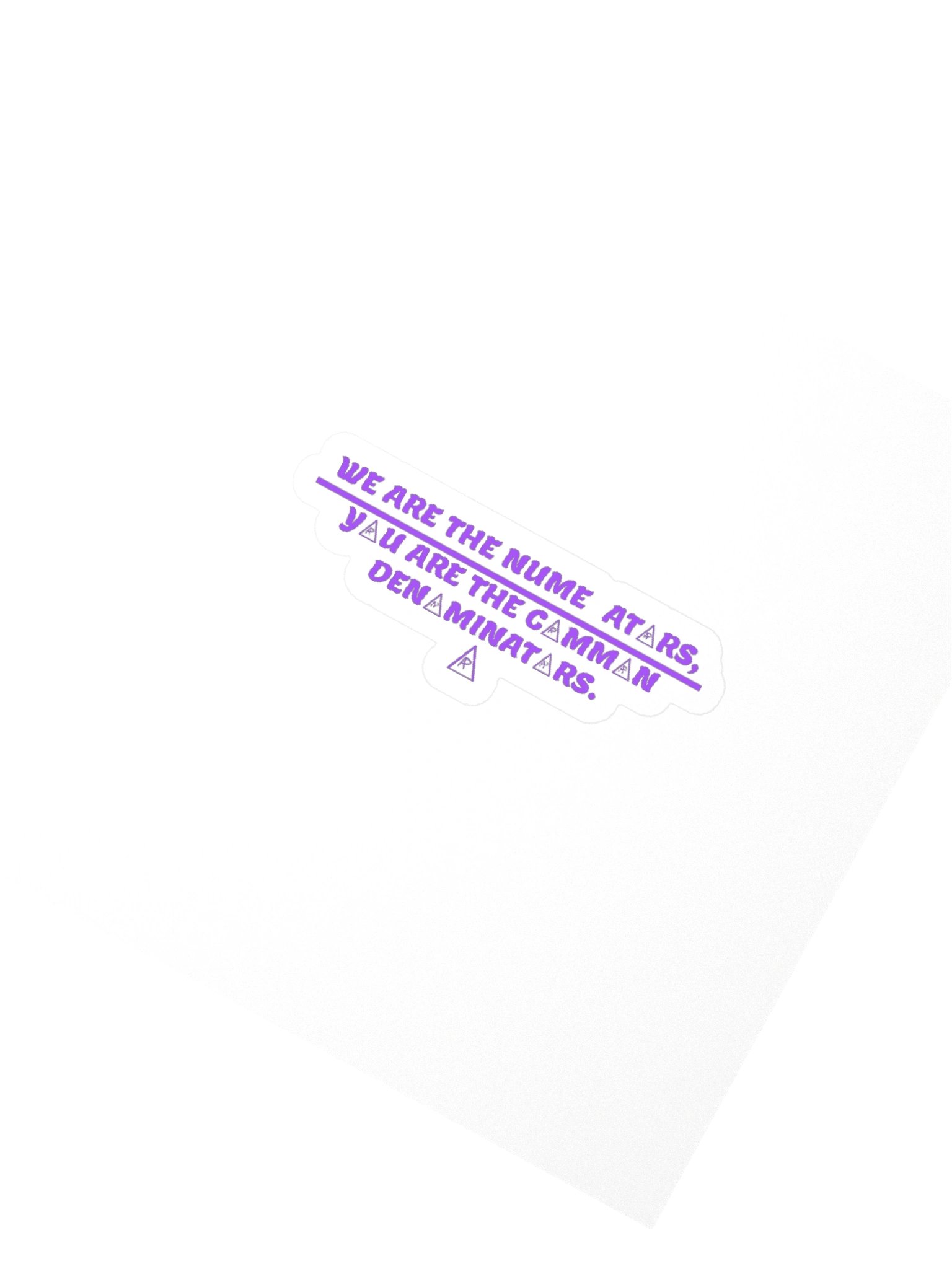 NUMERATORS — Sticker product image (6)
