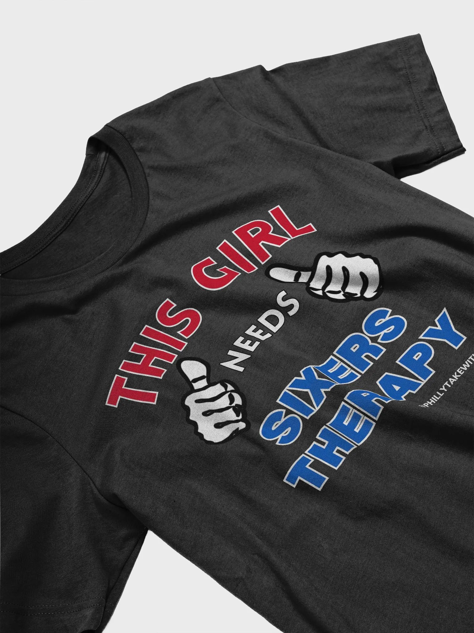 This Girl Needs Sixers Therapy Tee product image (4)