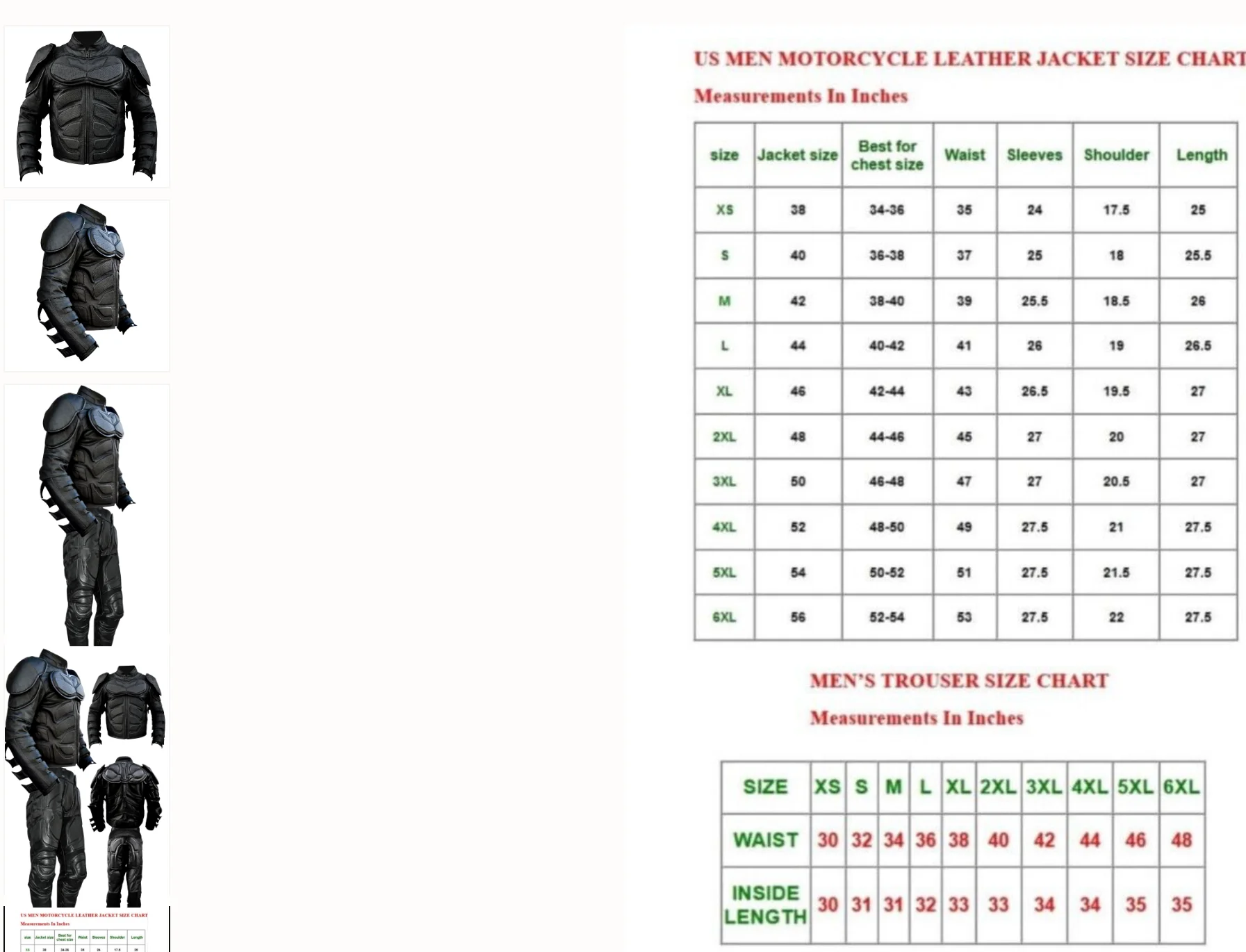 All Batman moto suits (Jacket + trousers) Gear, armor, protection sports equipment ) product image (10)