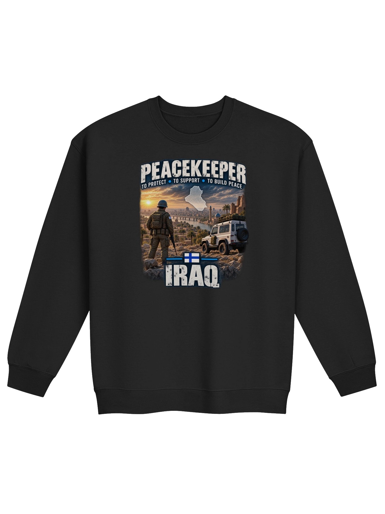IRAQ Peacekeeper Crewneck Sweatshirt product image (1)