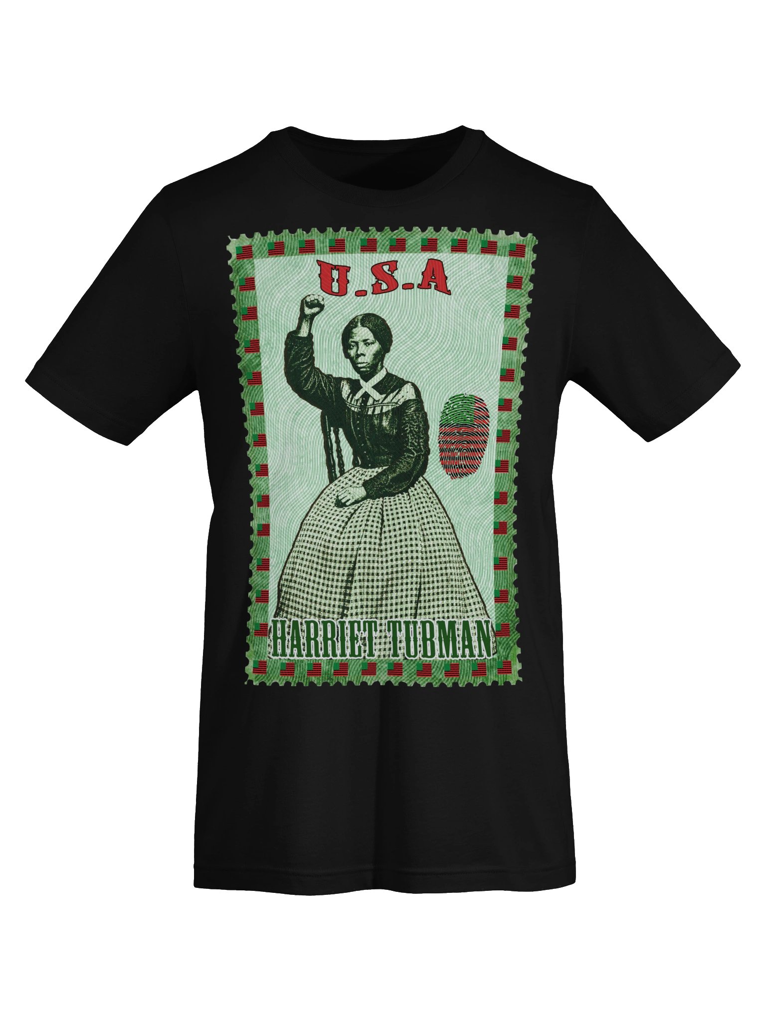 Harriet Tubman Vintage Stamp T-Shirt | Black History Tee product image (5)
