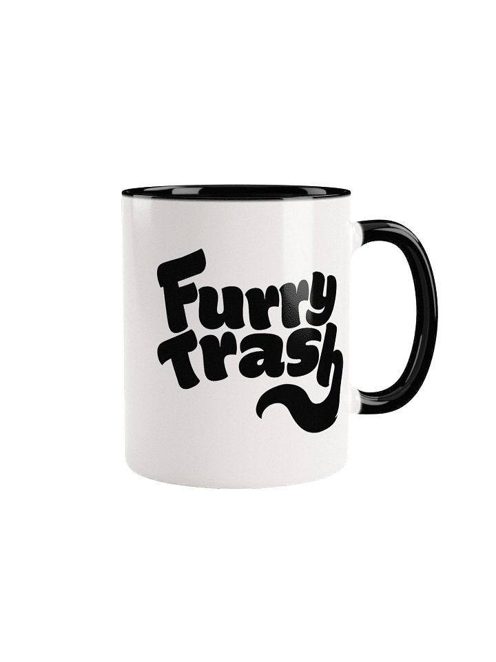 Furry Trash Mug - Bubble Logo (Black) product image (61)