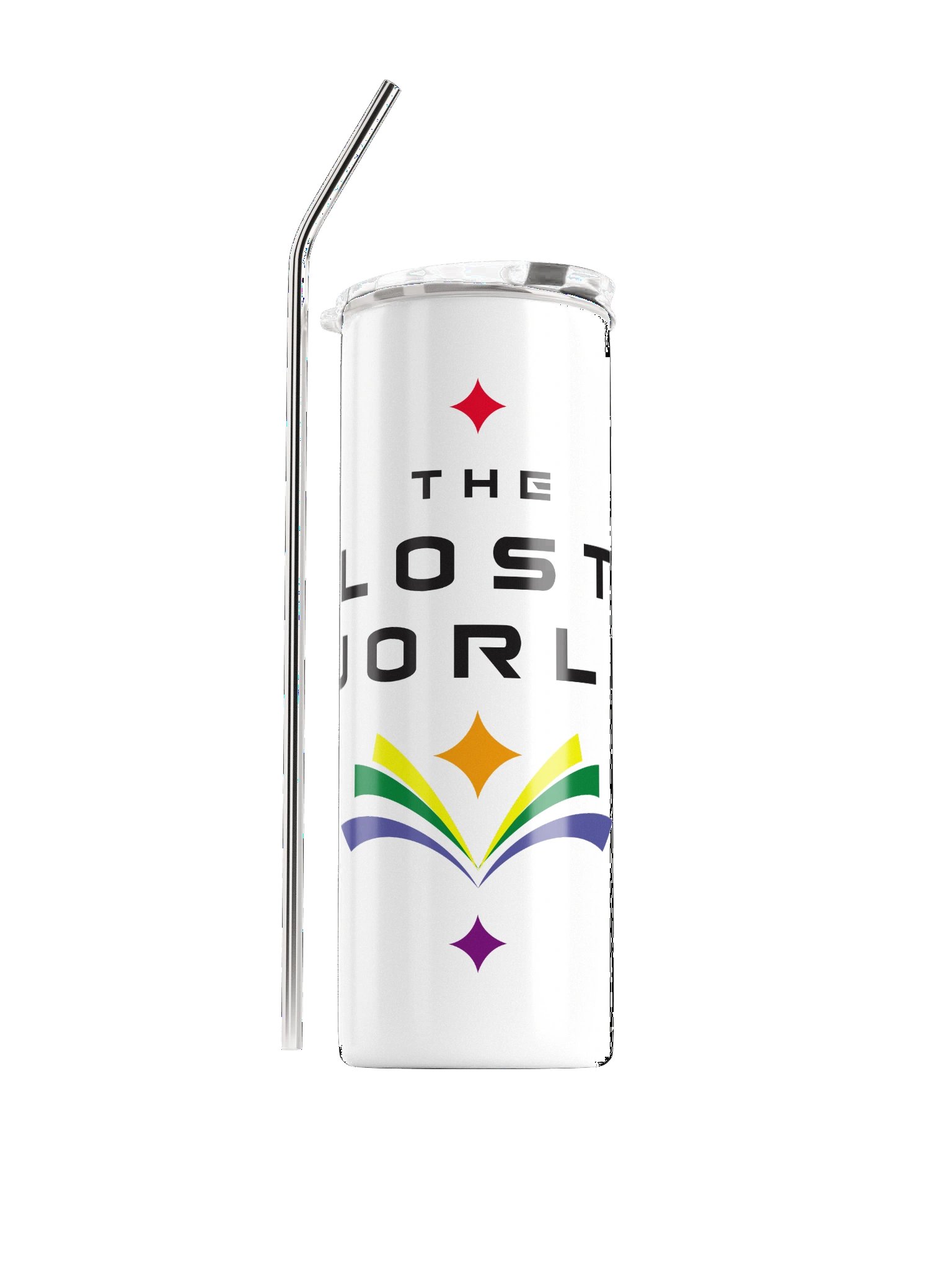 The Lost World Stainless Steel Tumbler (White) product image (1)