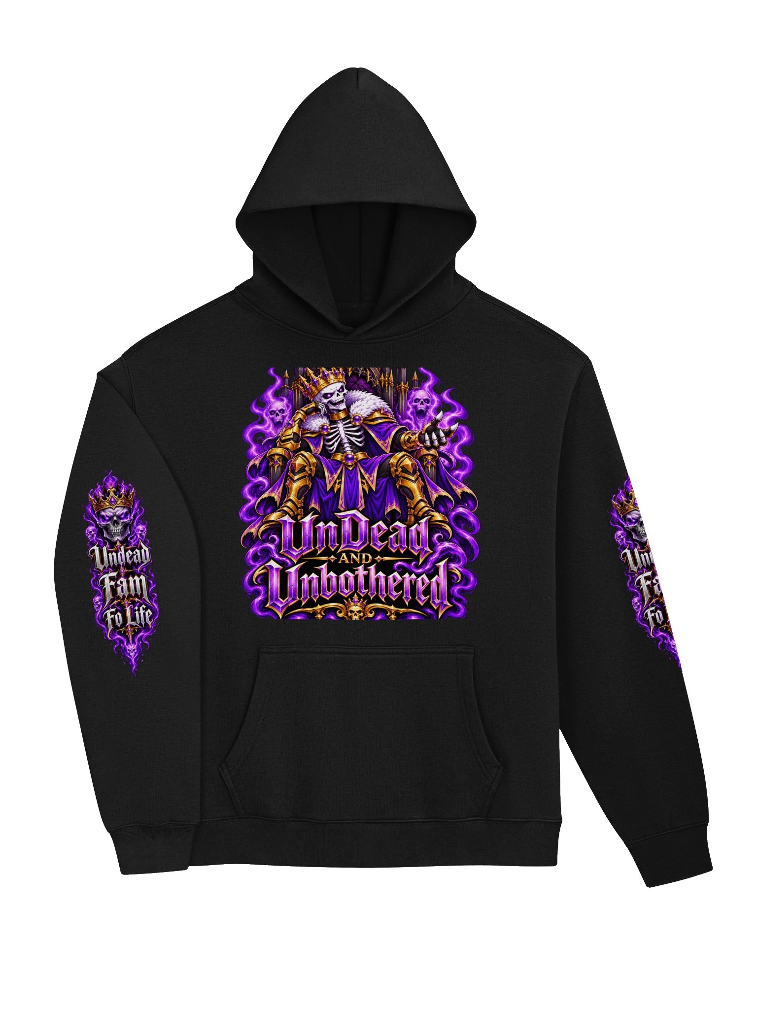 Undead and Unbothered Hoodie (Purple) product image (3)