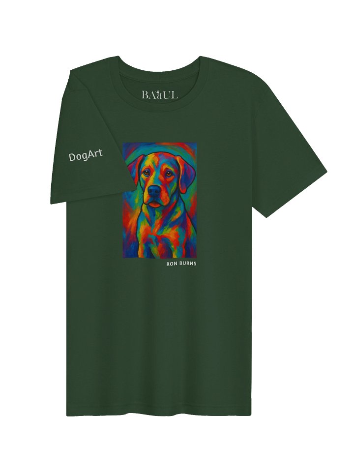 DOGART Unisex Jersey Dog T-Shirt - RON BURNS - Iconic Painting Reimagined with Dogs product image (2)