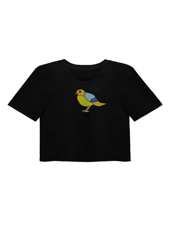 Vibrant Bird Illustration Women's Crop Top product image (3)