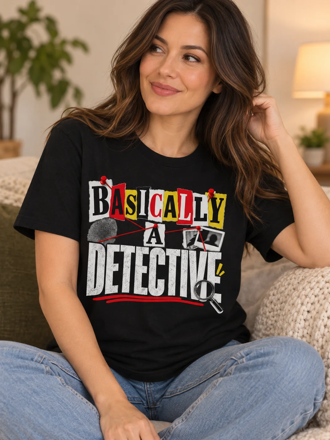 Basically a Detective True Crime T-Shirt product image (2)