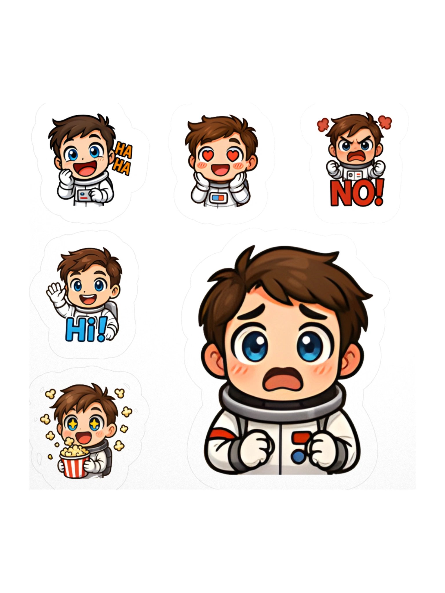 Shadow Nick Emote Sticker Sheet product image (2)