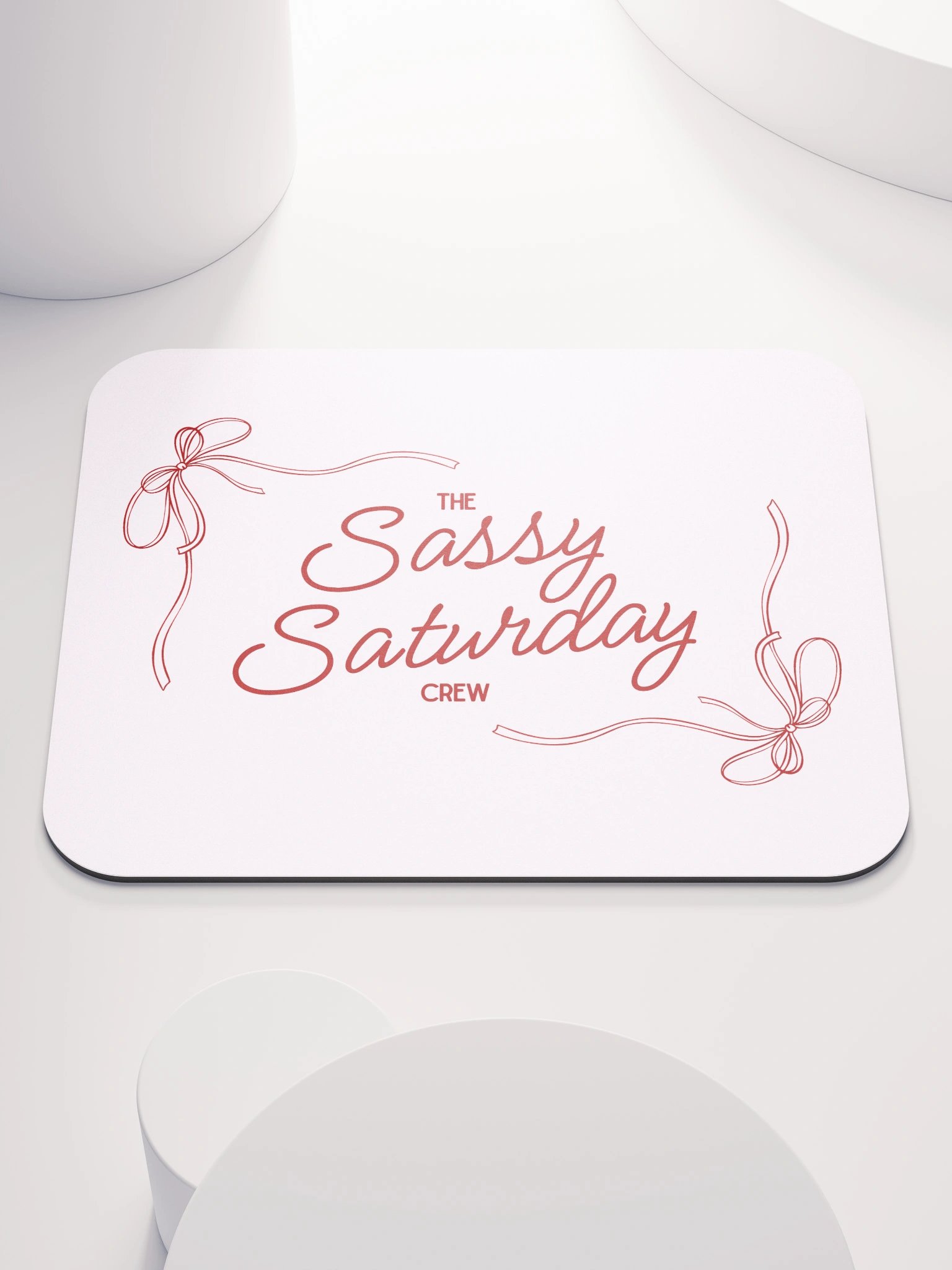 Sassy Saturday Crew Mouse Pad product image (1)
