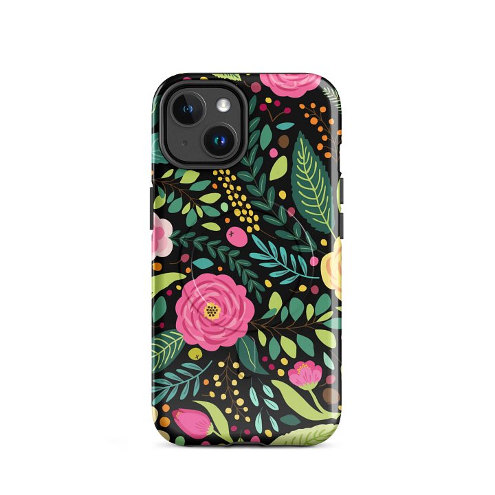Floral Fantasy Tough Magnetic MagSafe® iPhone® 14, 15, 16, 17, Pro, Pro Max, Plus Cases. product image (2)