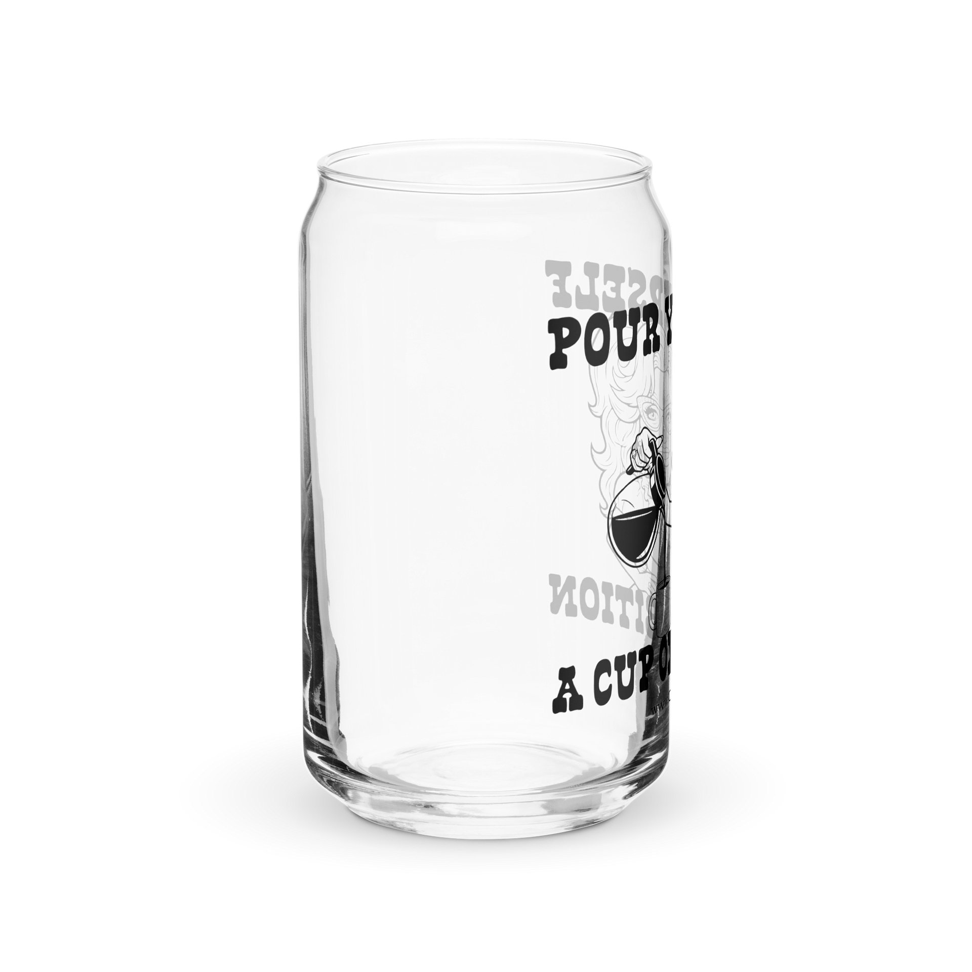Cup of Ambition Can-Shaped Pint Glass product image (4)