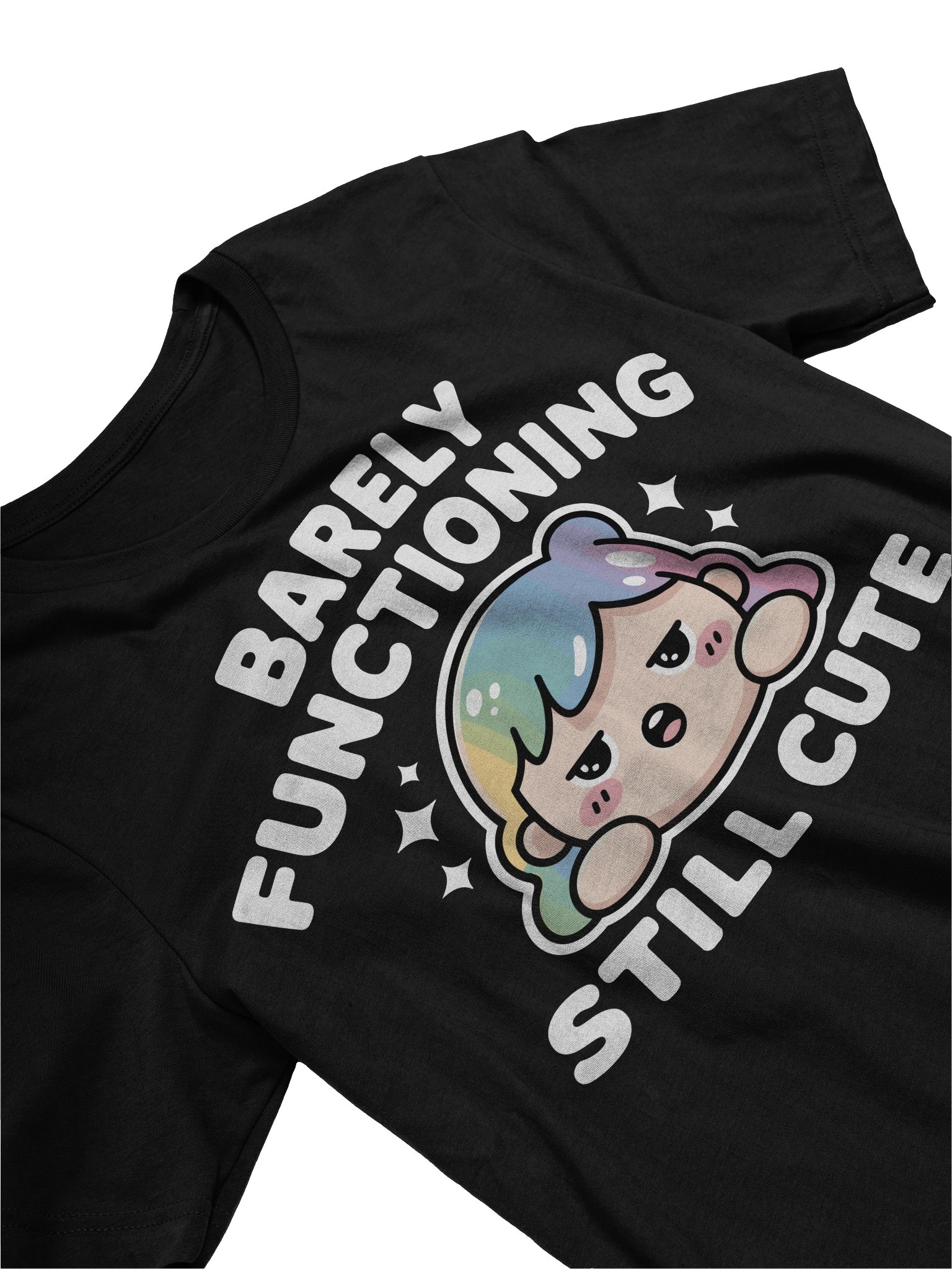 Barely Functional, Still Cute Soft Tee product image (3)