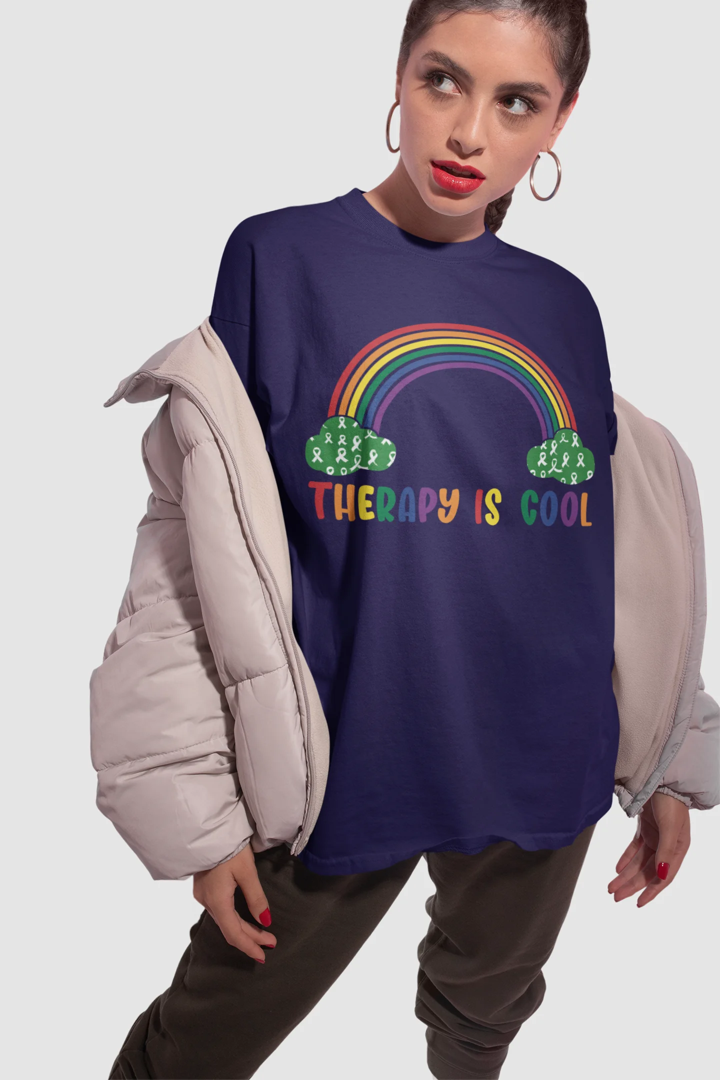 Therapy Is Cool – Normalizing Healing Unisex T-Shirt product image (4)