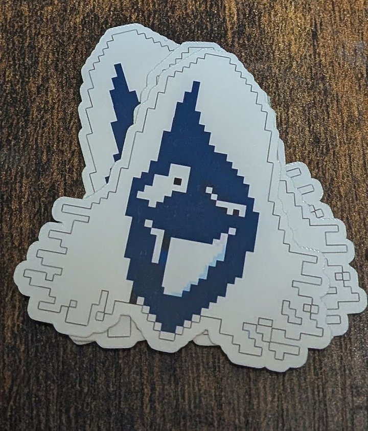 Deltarune Rouxls Wink Sticker product image (1)