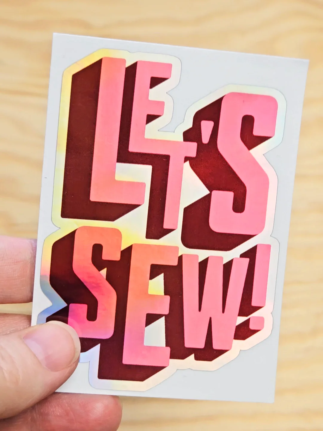 Let's Sew (Sticker) product image (1)