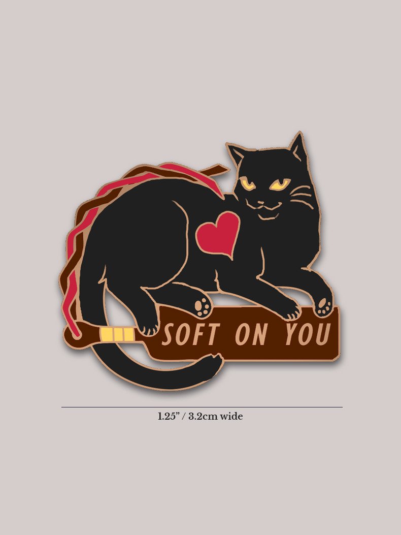 SOFT ON YOU Enamel Pin product image (2)