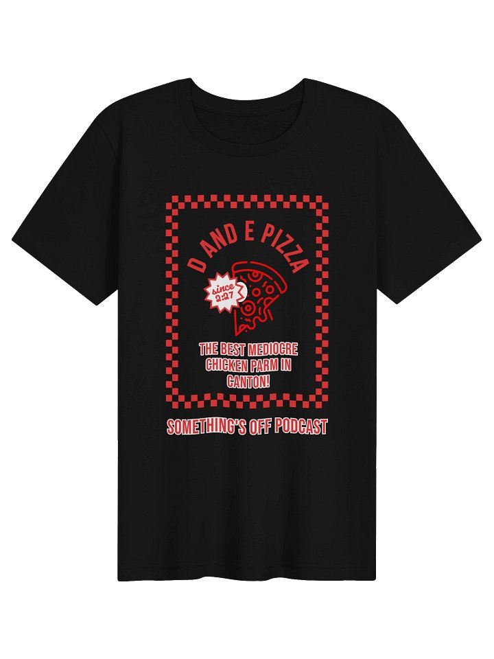 D and E Pizza T-Shirt product image (1)