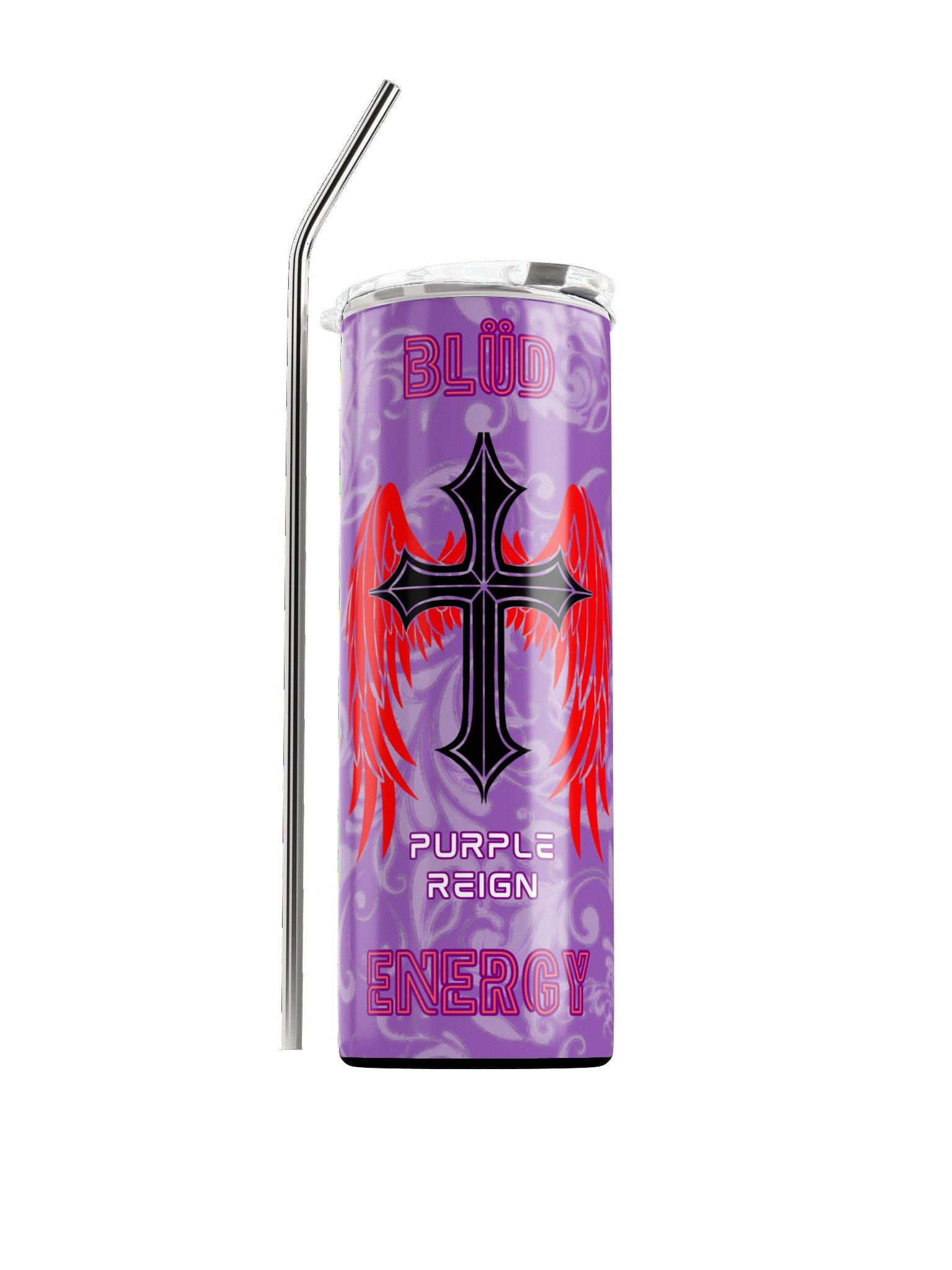 Blüd Energy Purple Reign steel tumbler product image (1)