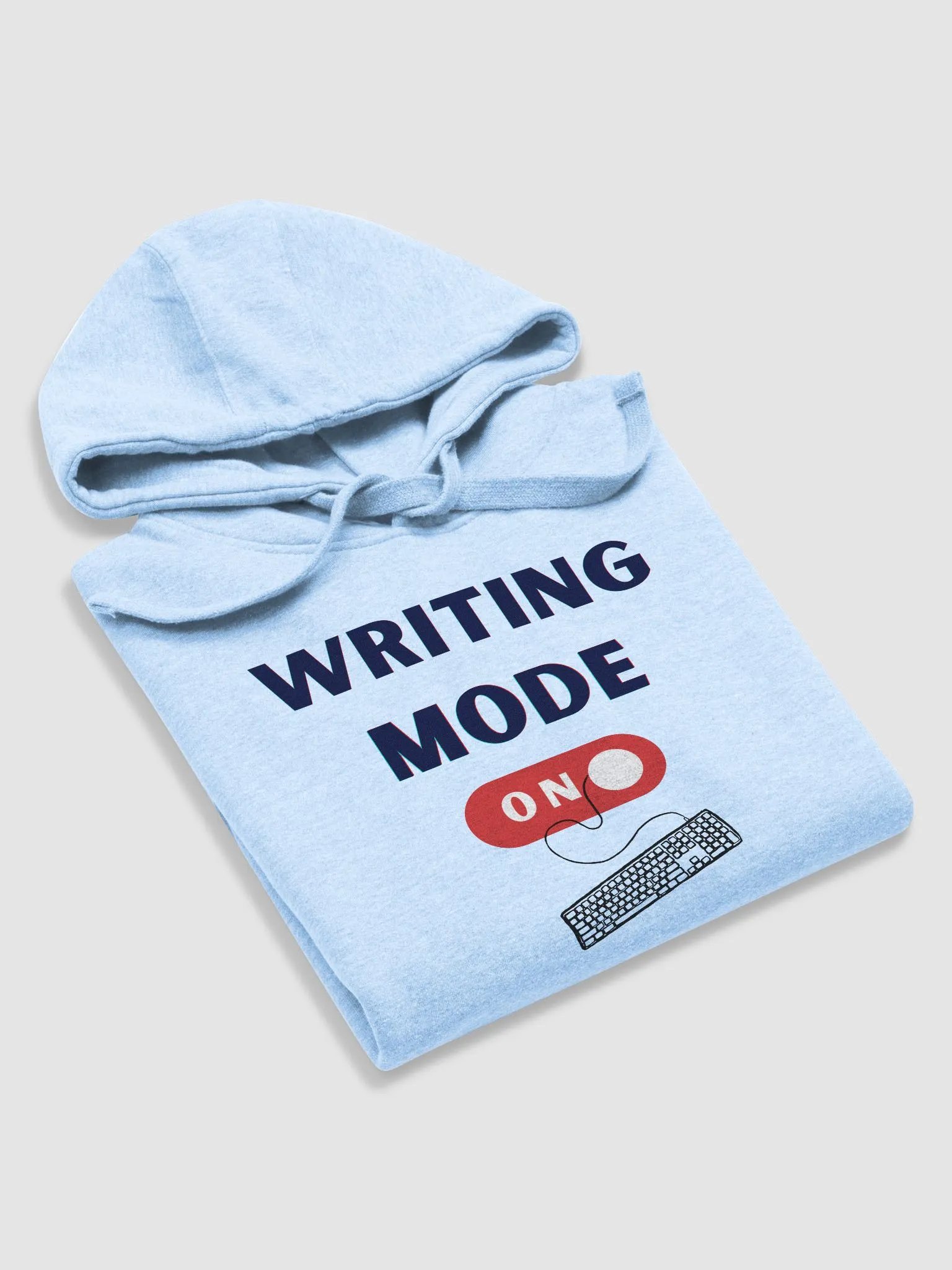Get Your Writing Mode On - Sky Blue unisex Hoodie product image (5)