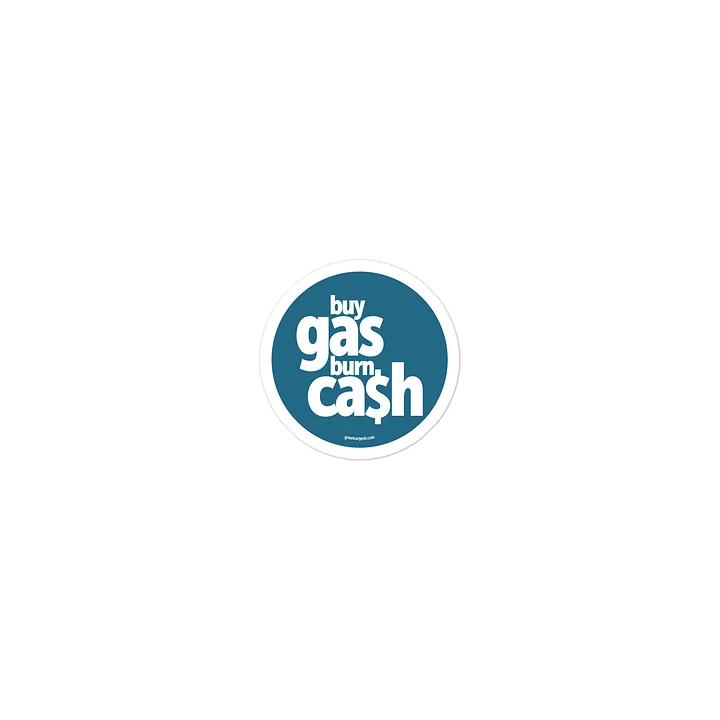 Burn Cash Sticker (Green) product image (1)