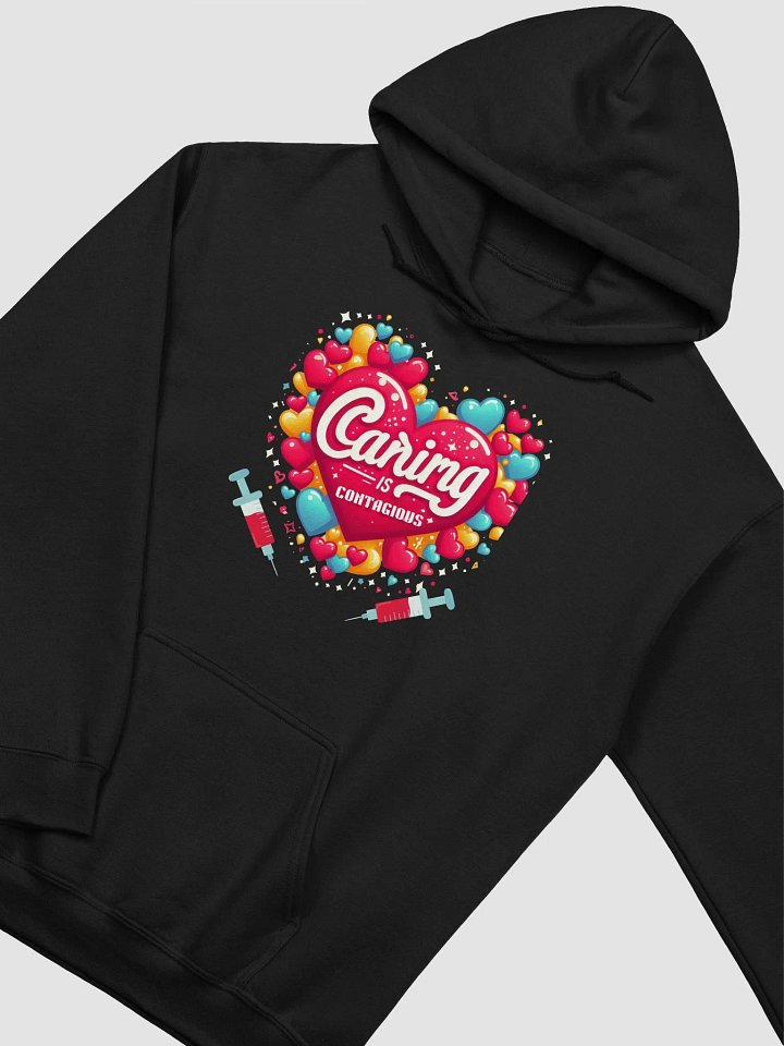 Caring is Contagious Heart Hoodie product image (14)