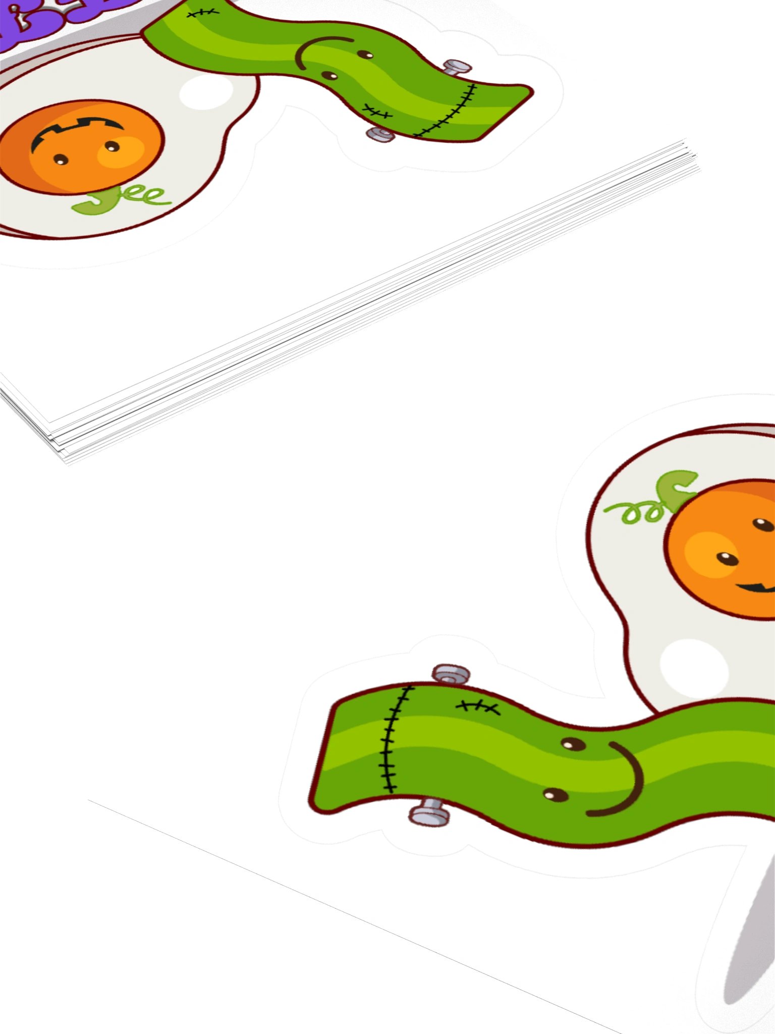 Halloween BFFS Stickers Bacon and Egg product image (4)