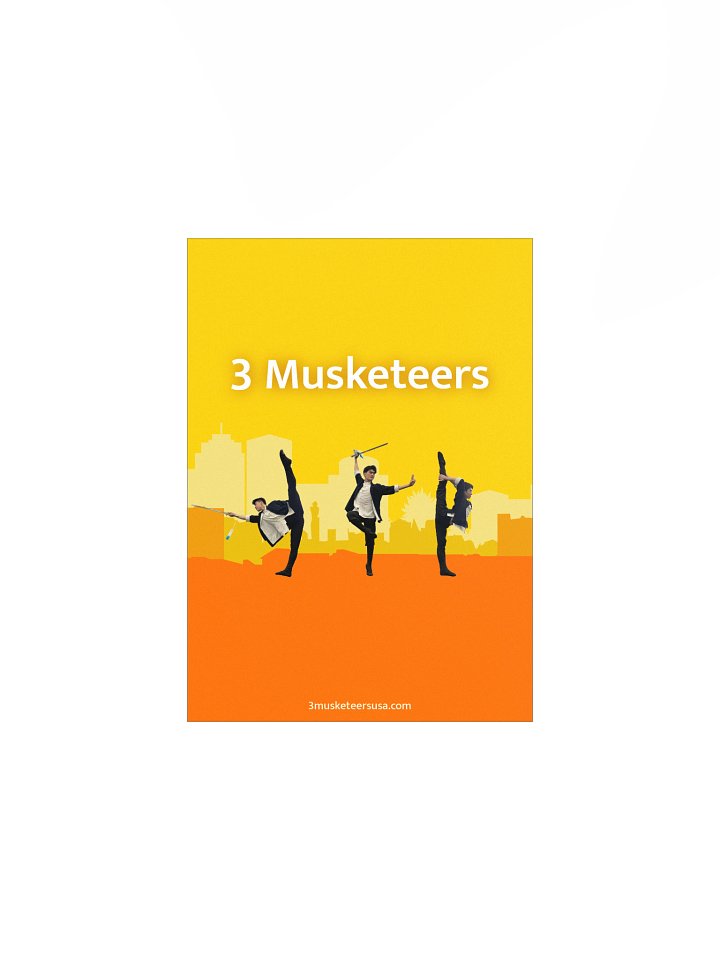 3 Musketeers Cityscape Logo Poster product image (3)