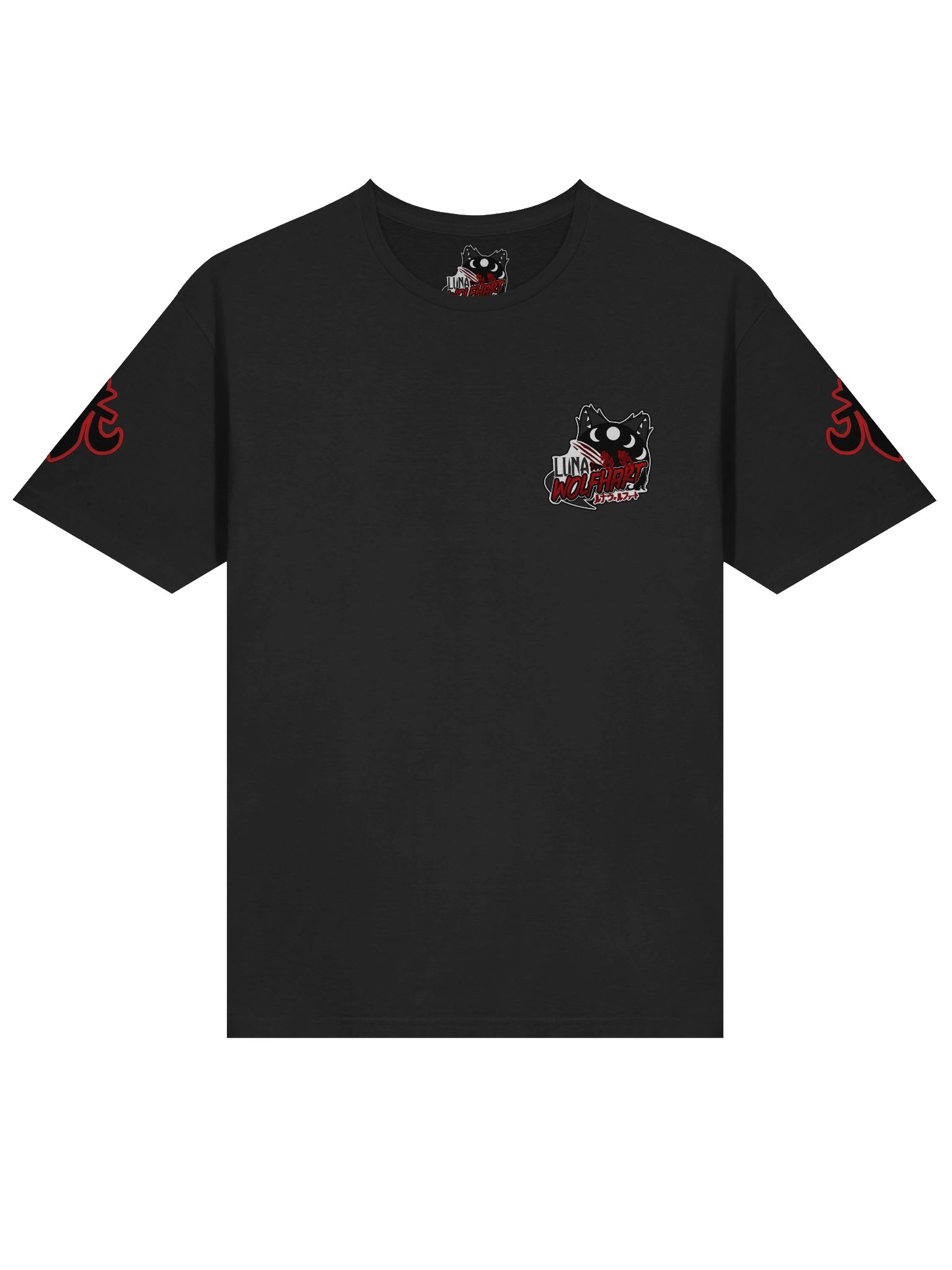 Red Neon Luna T-Shirt product image (1)