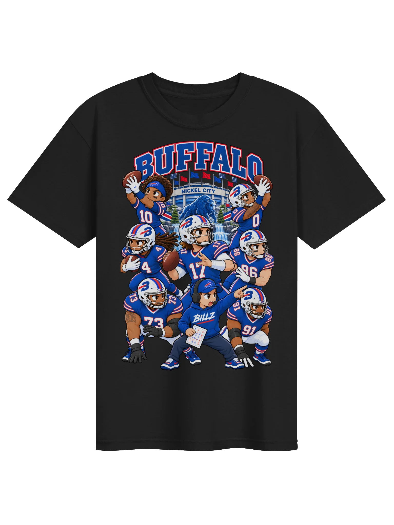 Buffalo Football Animated Player T-Shirt product image (2)