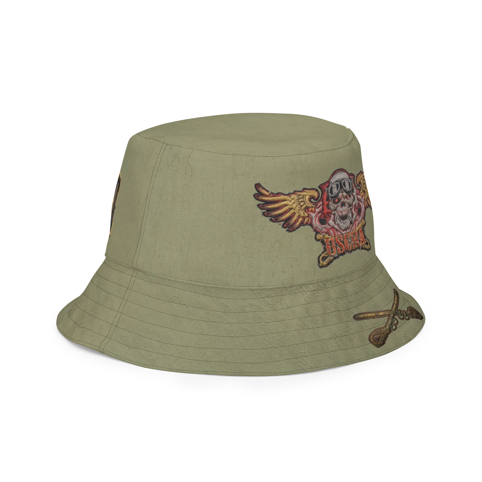 OD, Faded, USCRA Logo'd Reversible Boonie Cap product image (3)