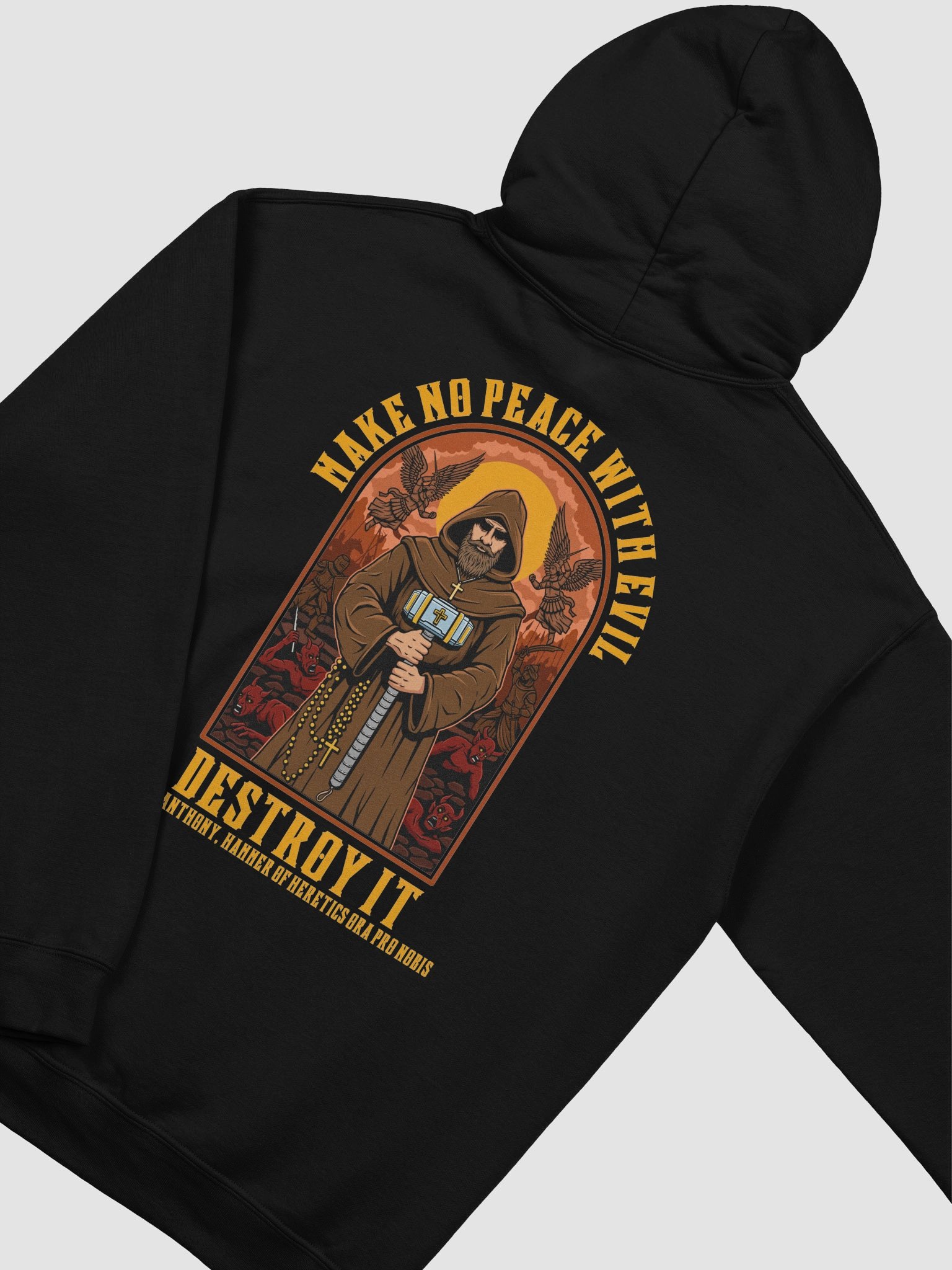 Saint Anthony Hammer of Heretics hoodie product image (1)