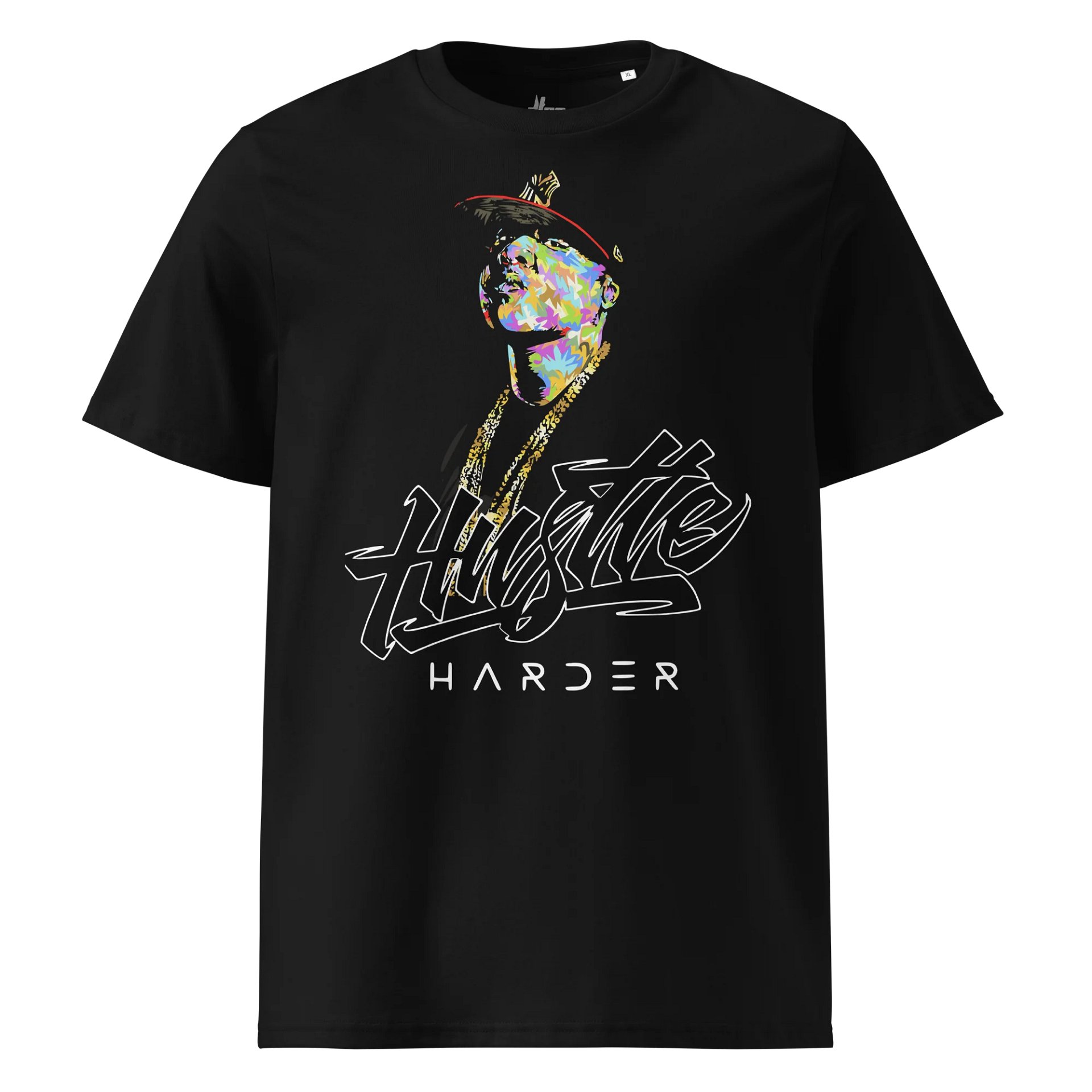 Jada Kiss Hustle harder Organic T-Shirt product image (1)