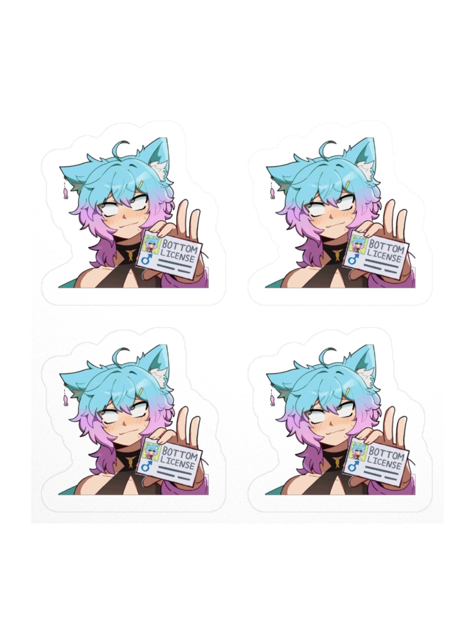 Bottom License Stickers product image (1)