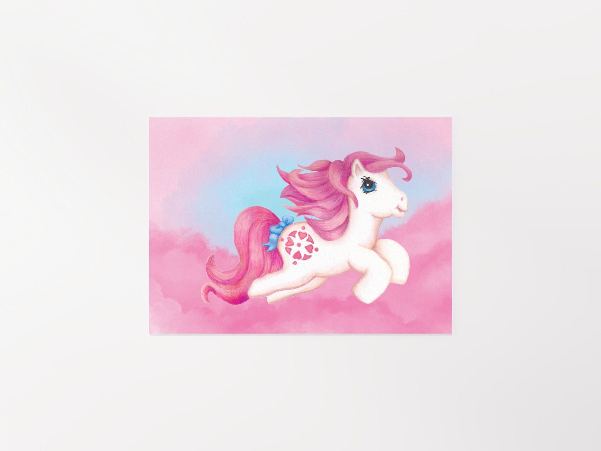 Pretty Pink Pony Print product image (1)