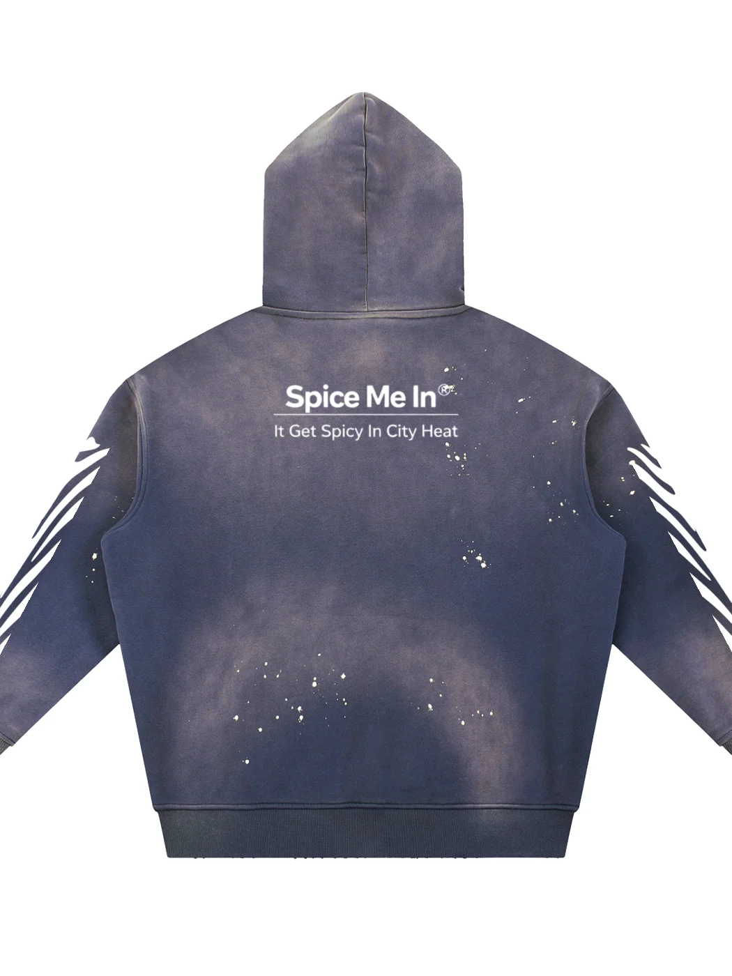 SPICE MADE ME Vintage Washed Frayed Fleece Hoodie product image (6)