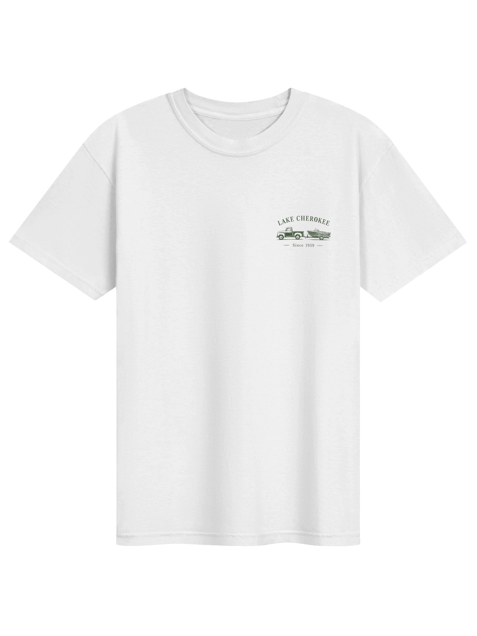 Lake Cherokee Vintage Truck Tee (green) product image (2)