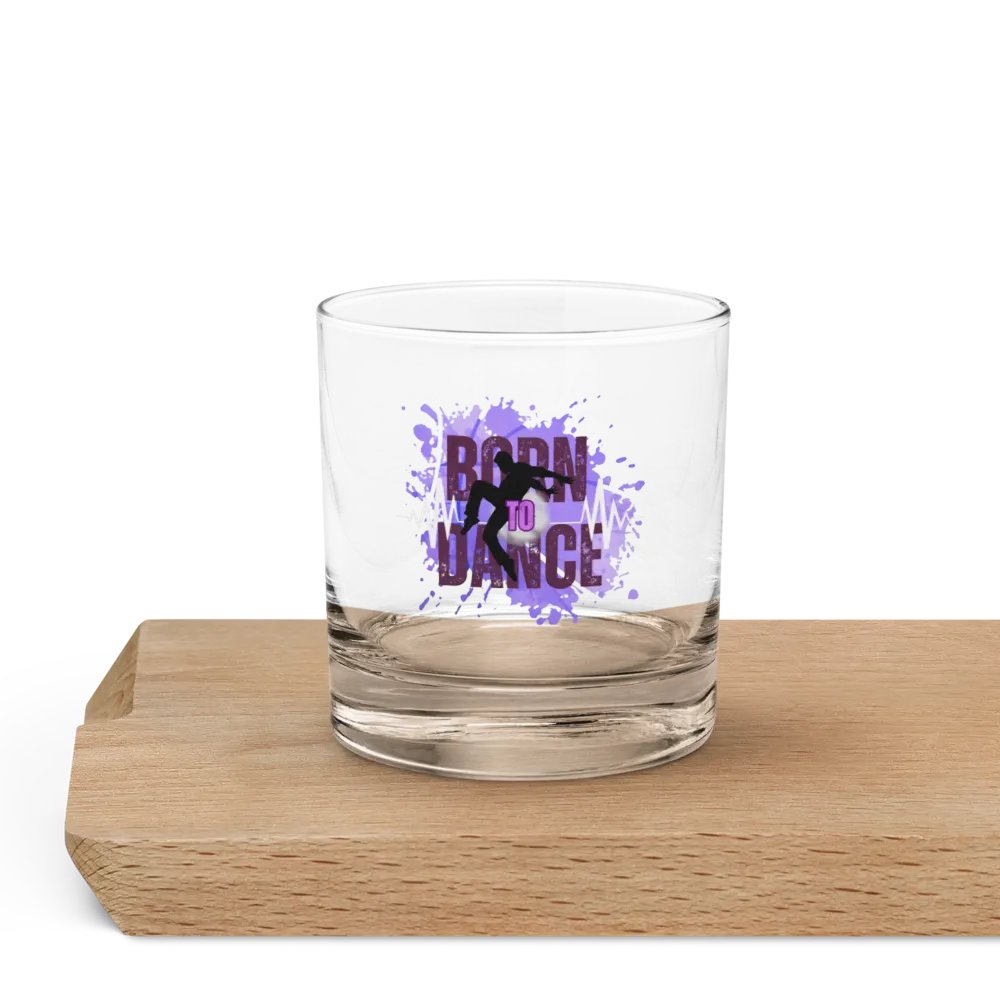 Born to Dance Her Silhouette Rocks Glass product image (5)