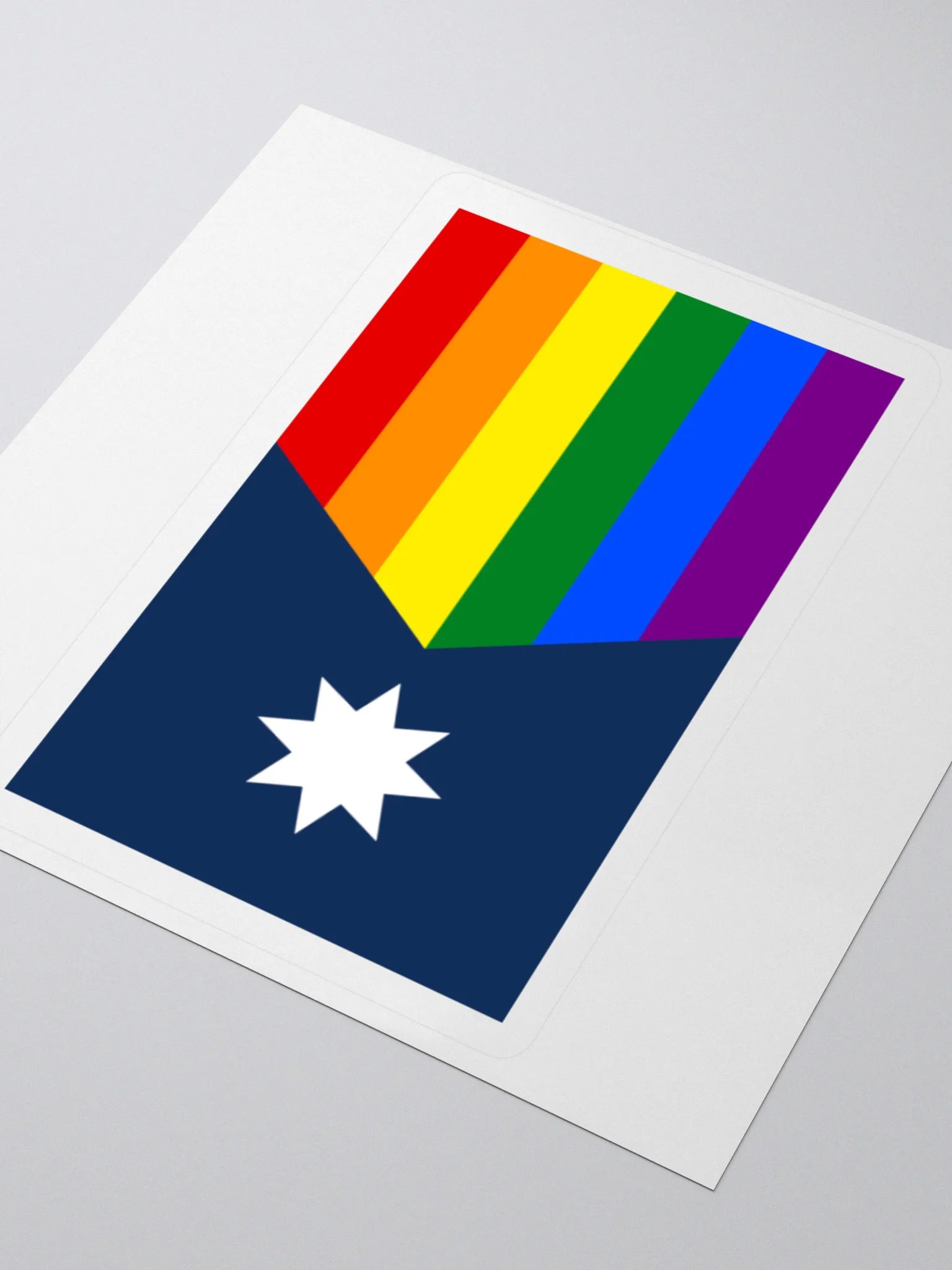 Minnesota Pride Rainbow Sticker product image (7)