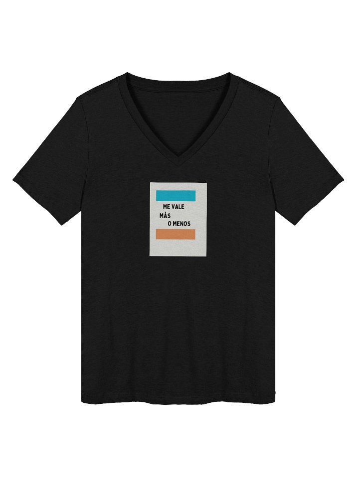 T-shirt para dama cuello en V me vale mas o menos product image (3)