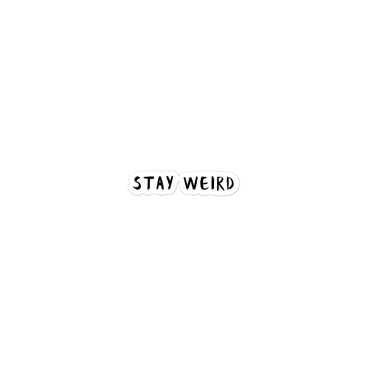 stay weird stickers product image (2)