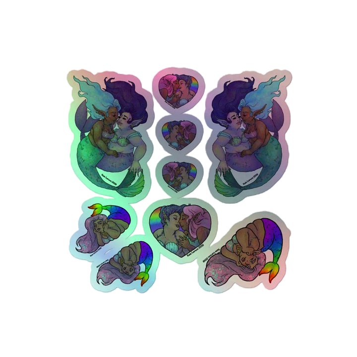 MerFolk Holofoil Stickersheet product image (2)