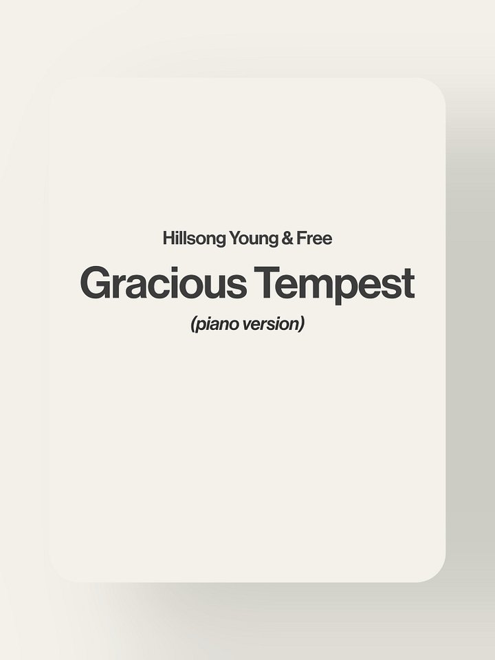 Gracious Tempest - Hillsong Young & Free product image (1)