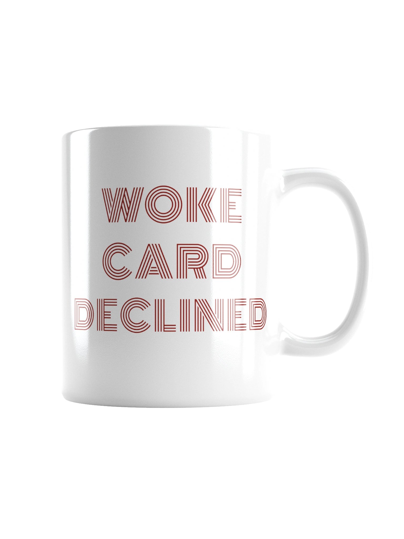 WOKE Card Declined Mug product image (2)
