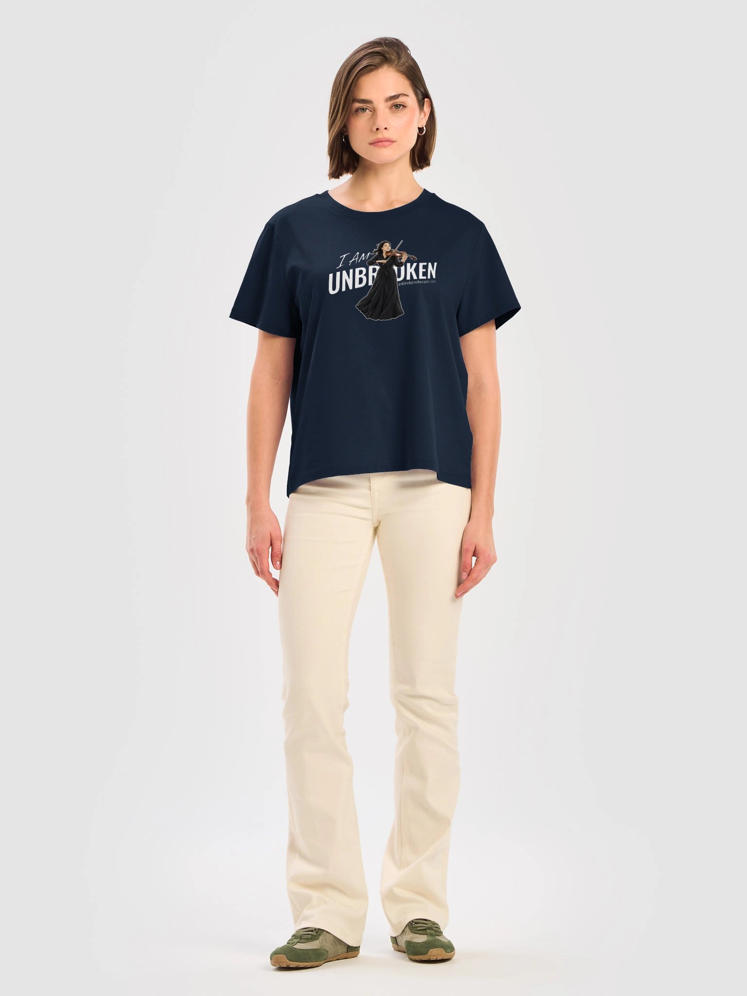 Women's Classic Cut Tshirt - Musician (Navy) product image (5)