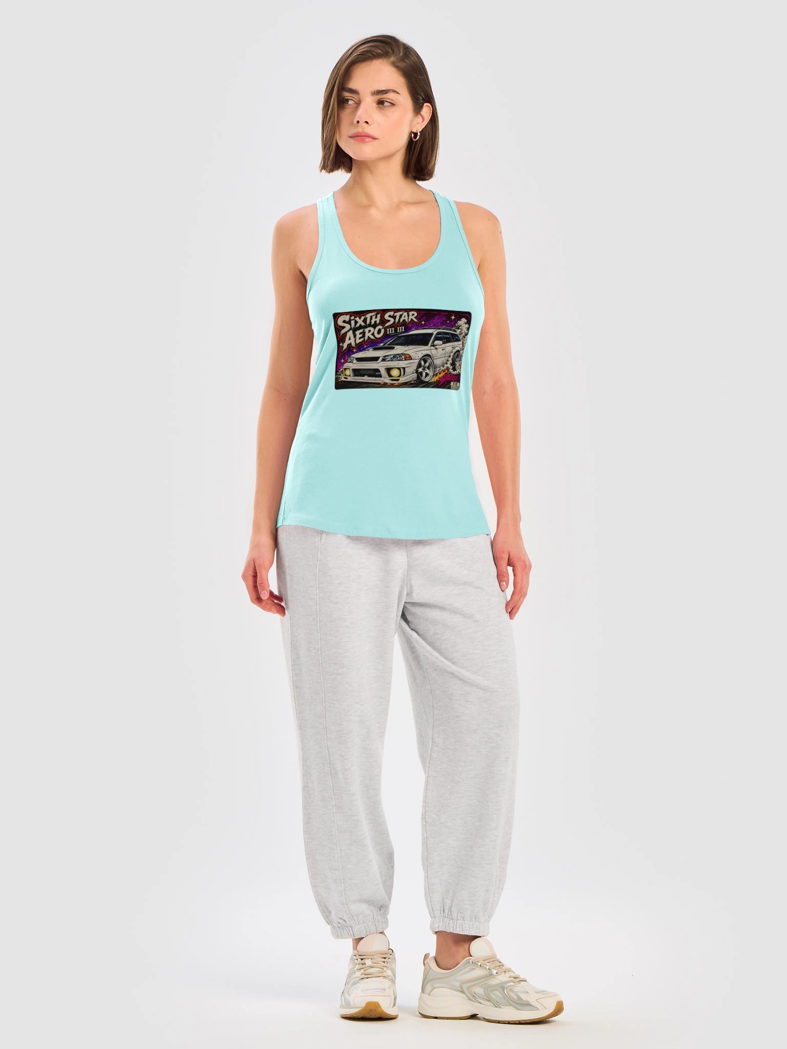 Let Loose (Wagon) Graphic Womens Racerback product image (5)