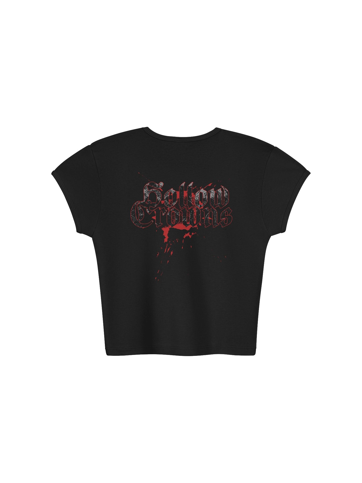 Hollow Crowns Womens Baby Tee Crop Top product image (2)