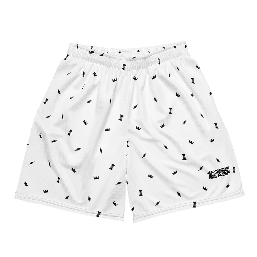 LAF Recycled Mesh Shorts (White) product image (2)