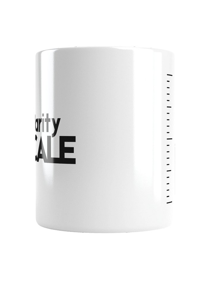 Clarity Scale Mug - Minimalist Shared Living Humour - Coffee / Morning Ritual Gift product image (2)
