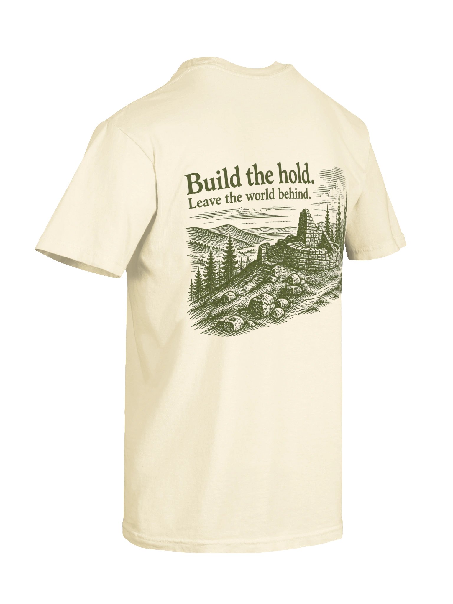 Build the Hold Tee — Caer Ryderic Signature CR product image (8)